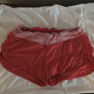 lululemon athletica Coral Pink Athletic Shorts